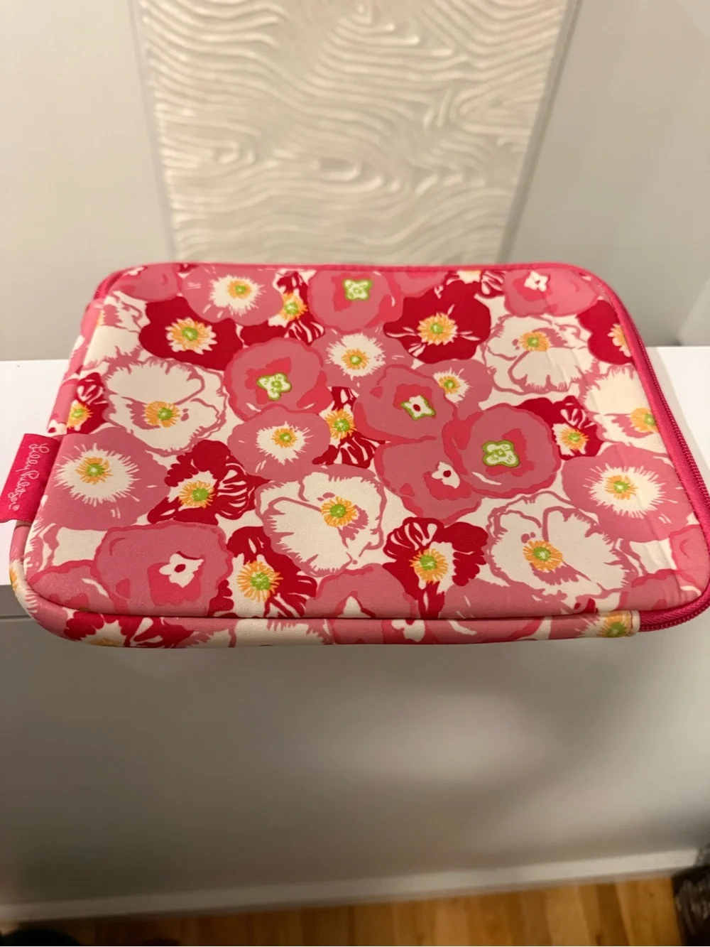 Lily Pulitzer neoprene iPad mini sleeve.